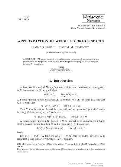 Approximation Theorems In Weighted Lorentz Spaces